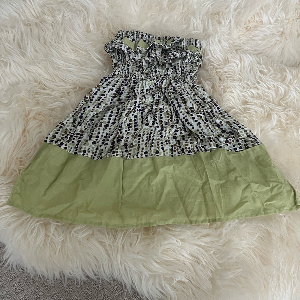 brand new 3 years old girls shoulderless dress